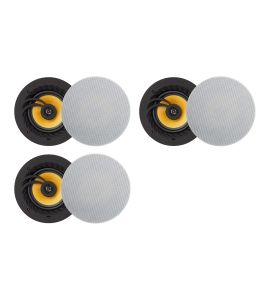 Lithe Audio Bluetooth 5 Ceiling Speakers (3 Master + 3 Passive)