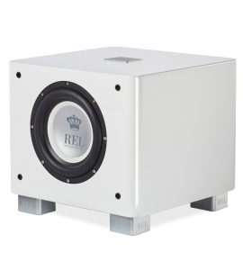 REL T/7x active subwoofer, piano white (200 mm).